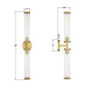 JAR-2302-AG Jarvis 29'' LED Sconce | Dimensions Image