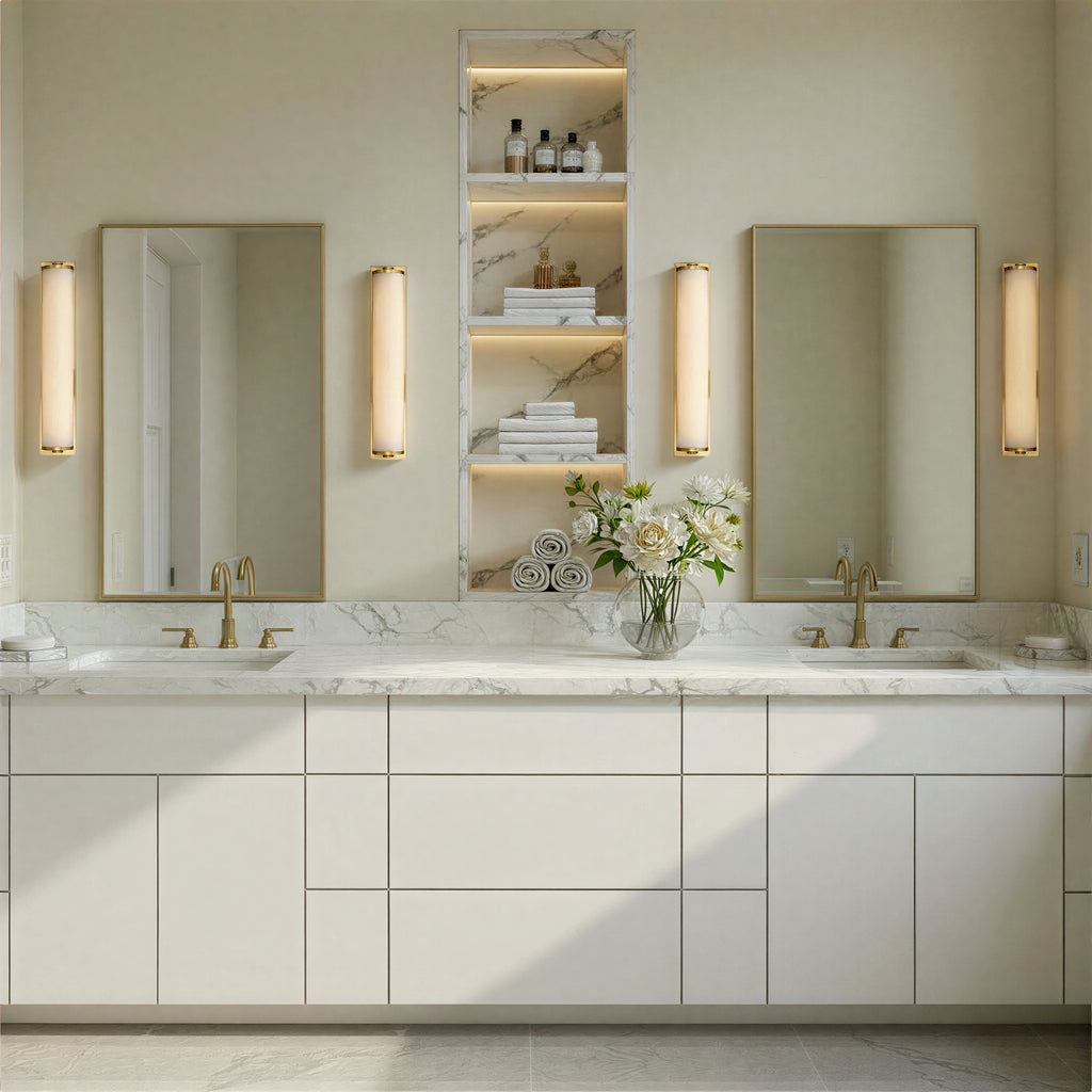 JAR-2311-AG Jarvis 24.5'' Integrated LED Sconce | Lifestyle Image