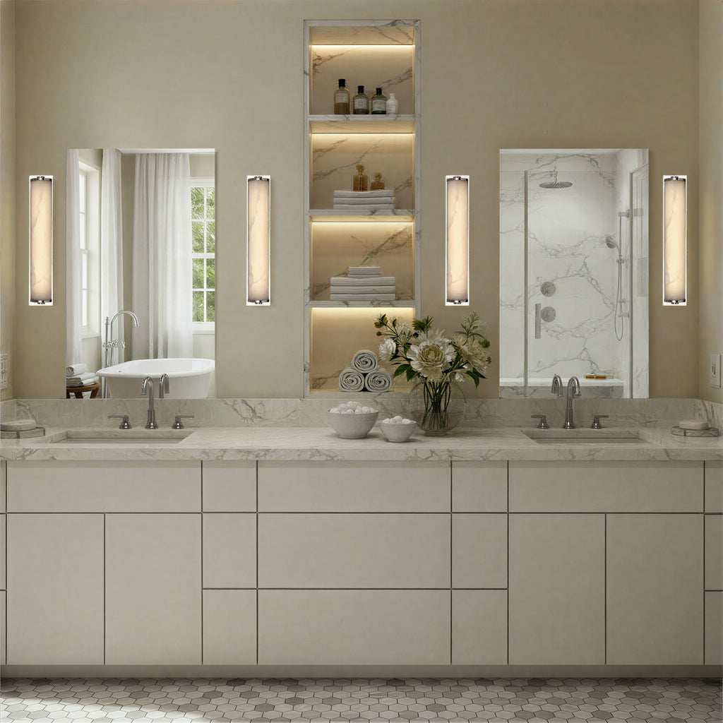 JAR-2311-PN Jarvis 24.5'' Integrated LED Sconce | Lifestyle Image