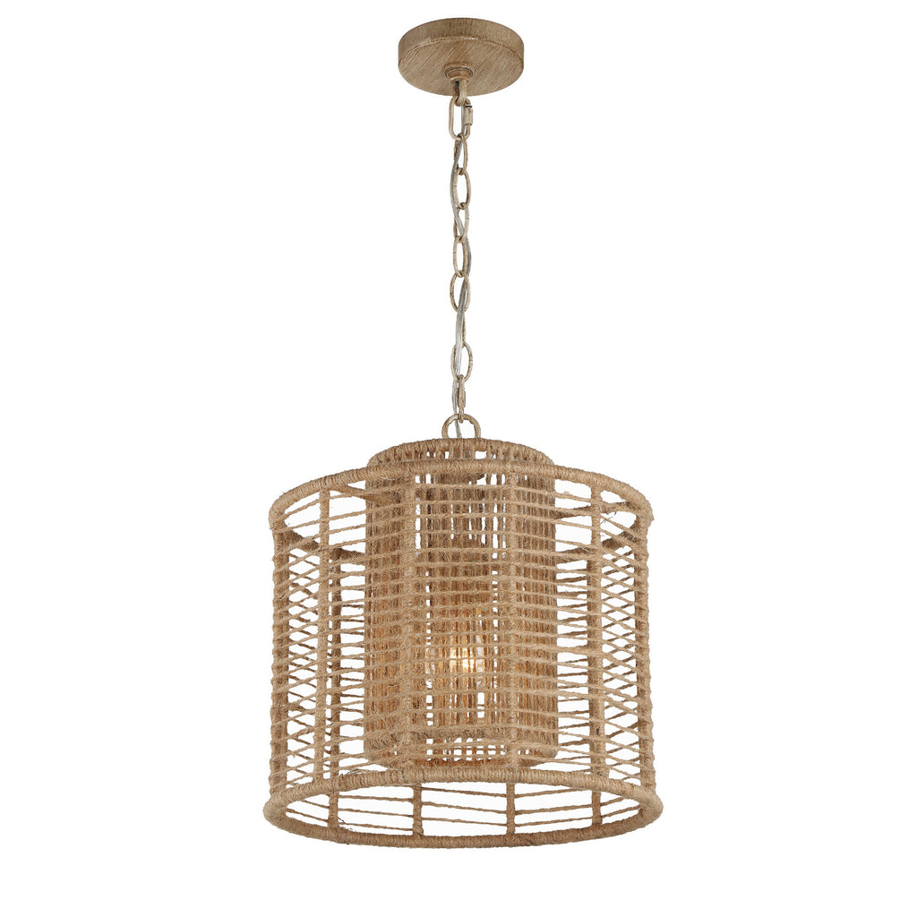 Crystorama Jayna 12.5'' Chandelier in Burnished Silver - Front View