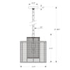Crystorama Jayna 12.5'' Chandelier - Product Dimensions