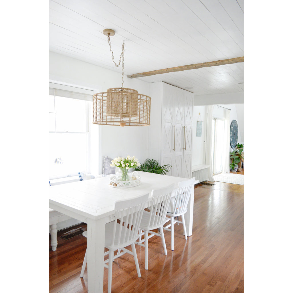 Crystorama-OPEN-BOX Jayna 4 Light Chandelier in Burnished Silver - Lifestyle View