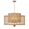 Crystorama Jayna 31.25'' Chandelier in Burnished Silver - Additional View