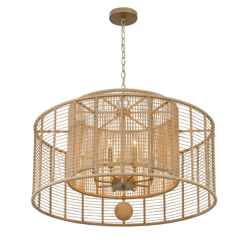 Crystorama Jayna 31.25'' Chandelier in Burnished Silver - Additional View