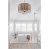 Crystorama Jayna 31.25'' Chandelier in Burnished Silver - Lifestyle View