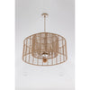Crystorama Jayna 31.25'' Chandelier in Burnished Silver - Lifestyle View