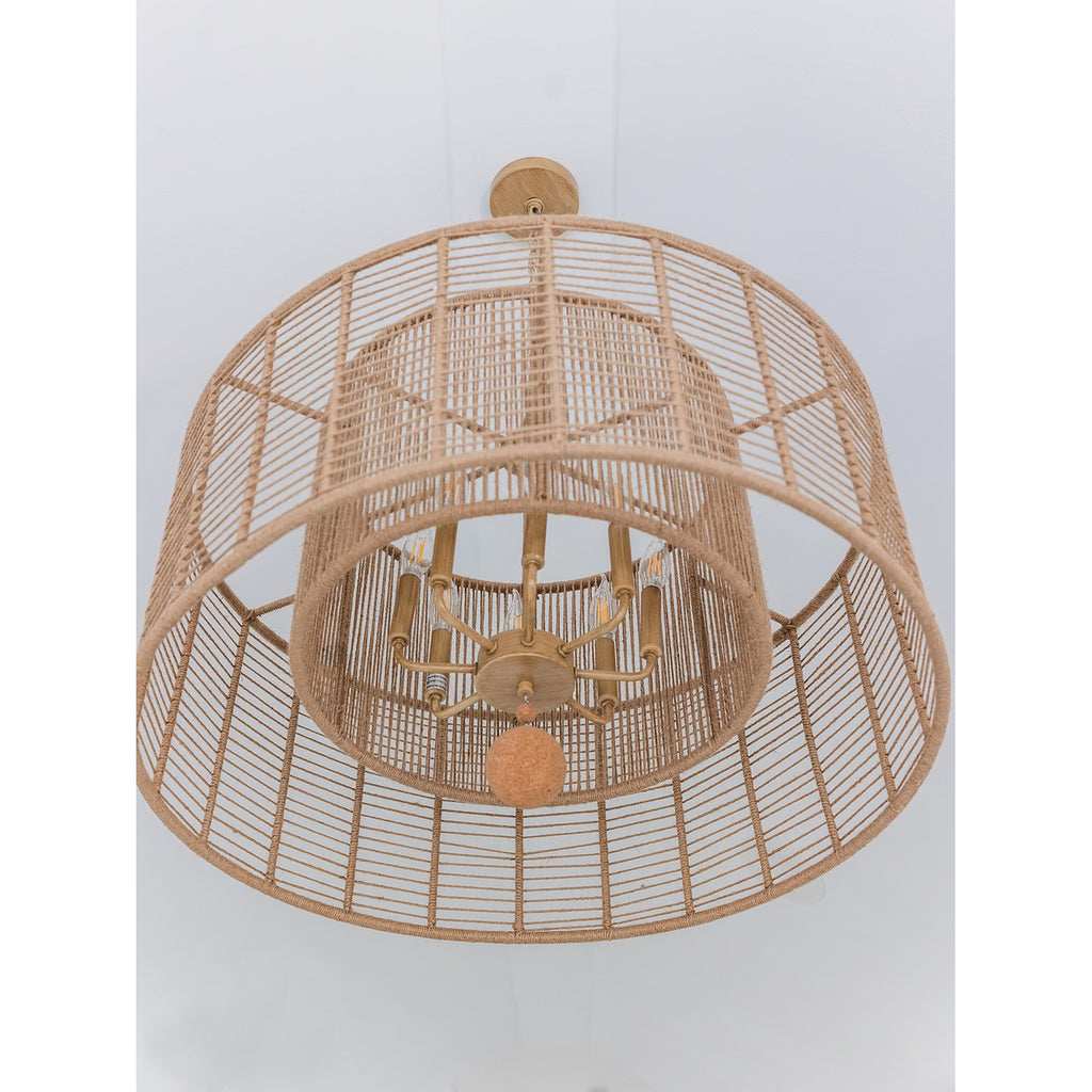 Crystorama Jayna 31.25'' Chandelier in Burnished Silver - Lifestyle View