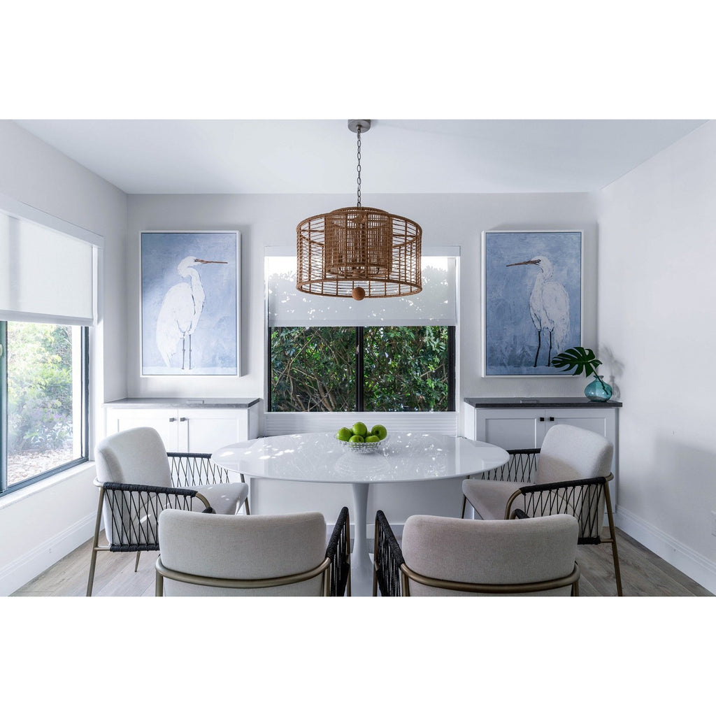 Crystorama Jayna 31.25'' Chandelier in Burnished Silver - Lifestyle View