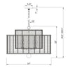 Crystorama Jayna 31.25'' Chandelier - Product Dimensions