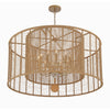 Crystorama Jayna 42.75'' Chandelier in Burnished Silver - Additional View