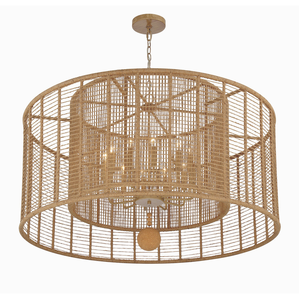 Crystorama Jayna 42.75'' Chandelier in Burnished Silver - Additional View