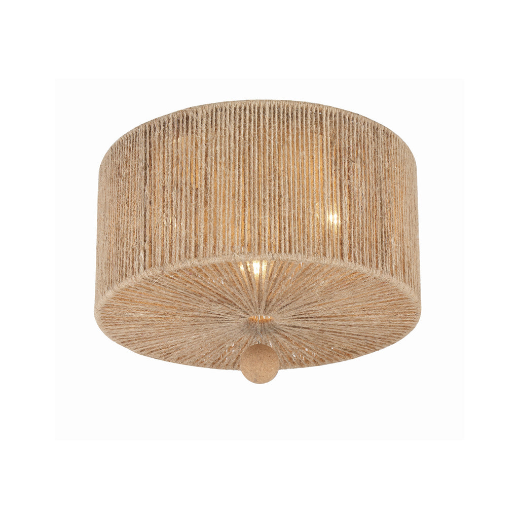 Crystorama Jessa 16'' Flush Mount in Burnished Silver - Additional View