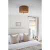 Crystorama Jessa 16'' Flush Mount in Burnished Silver - Lifestyle View