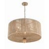 Crystorama Jessa 24'' Chandelier in Burnished Silver - Additional View
