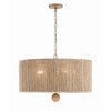 Crystorama Jessa 24'' Chandelier in Burnished Silver - Additional View