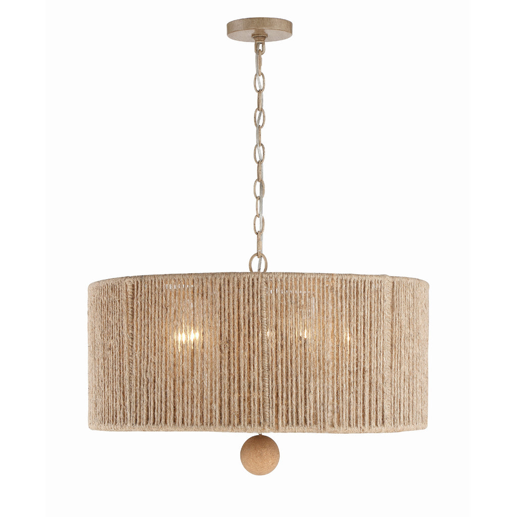 Crystorama Jessa 24'' Chandelier in Burnished Silver - Additional View