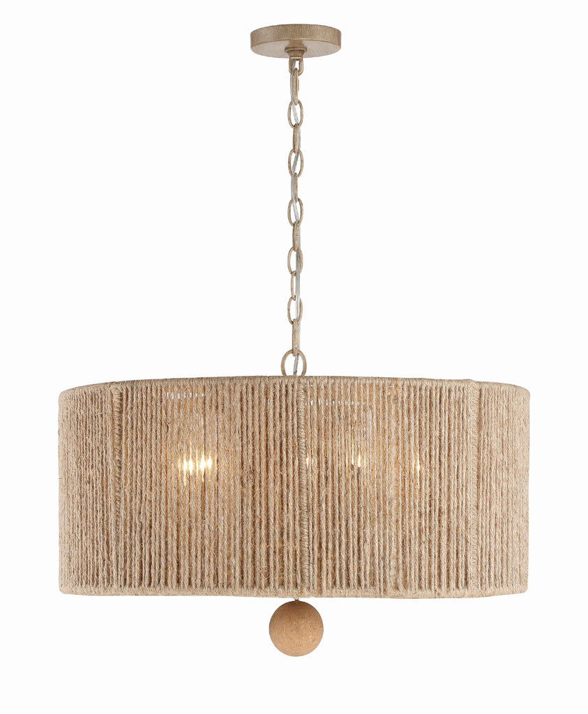 JES-B7105-BS Jessa 5 Light Chandelier | Alternate Image