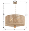 JES-B7105-BS Jessa 5 Light Chandelier | Dimensions Image