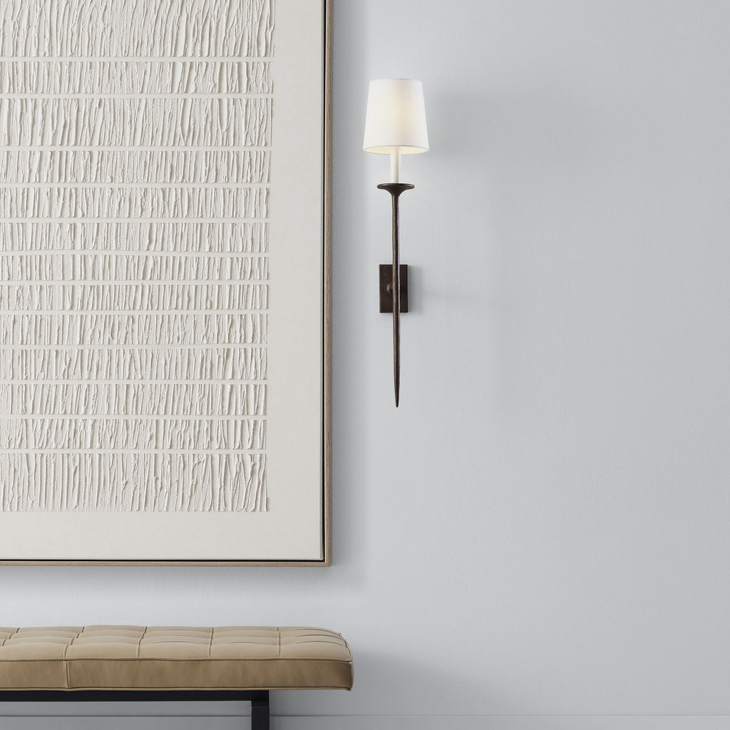 JN2080ABLL Julie Neill Catina 1 Light Sconce | Lifestyle Image