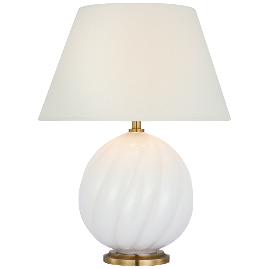 JN3109WGLCL Julie Neill Talia 1 Light Table Lamp | Main Image