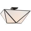 JN4241BZWG Julie Neill Lorino 1 Light Semi-Flush Mount | Main Image