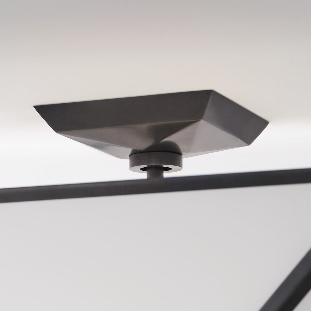 JN4241BZWG Julie Neill Lorino 1 Light Semi-Flush Mount | Alternate Image