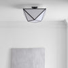 JN4241BZWG Julie Neill Lorino 1 Light Semi-Flush Mount | Lifestyle Image