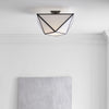 JN4241BZWG Julie Neill Lorino 1 Light Semi-Flush Mount | Lifestyle Image