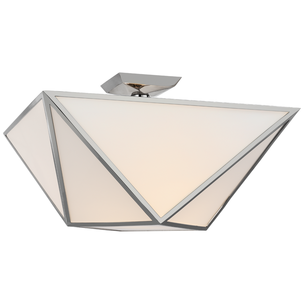 JN4241PNWG Julie Neill Lorino 1 Light Semi-Flush Mount | Main Image