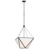 JN5241BZWG Julie Neill Lorino 1 Light Lantern Chandelier | Main Image