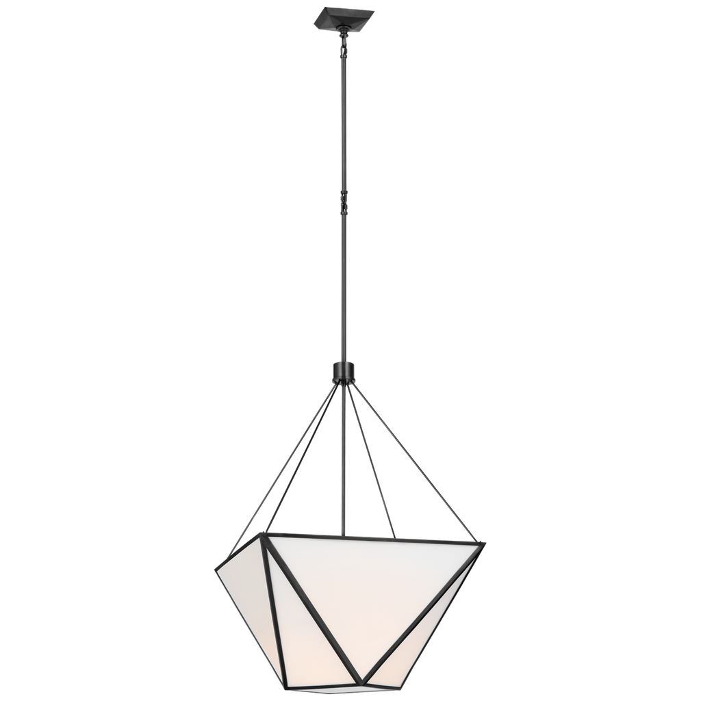 JN5241BZWG Julie Neill Lorino 1 Light Lantern Chandelier | Main Image