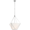 JN5241PNWG Julie Neill Lorino 1 Light Lantern Chandelier | Main Image