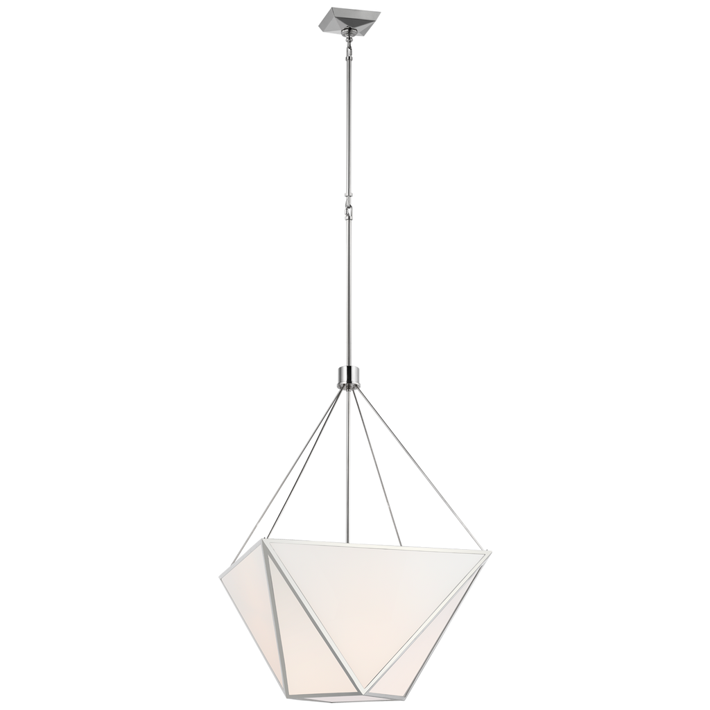 JN5241PNWG Julie Neill Lorino 1 Light Lantern Chandelier | Main Image
