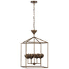 JN5302ABL Julie Neill Alberto 4 Light Lantern Chandelier | Alternate Image