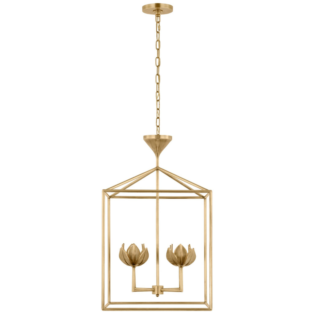 JN5302AB Julie Neill Alberto 4 Light Lantern Chandelier | Alternate Image