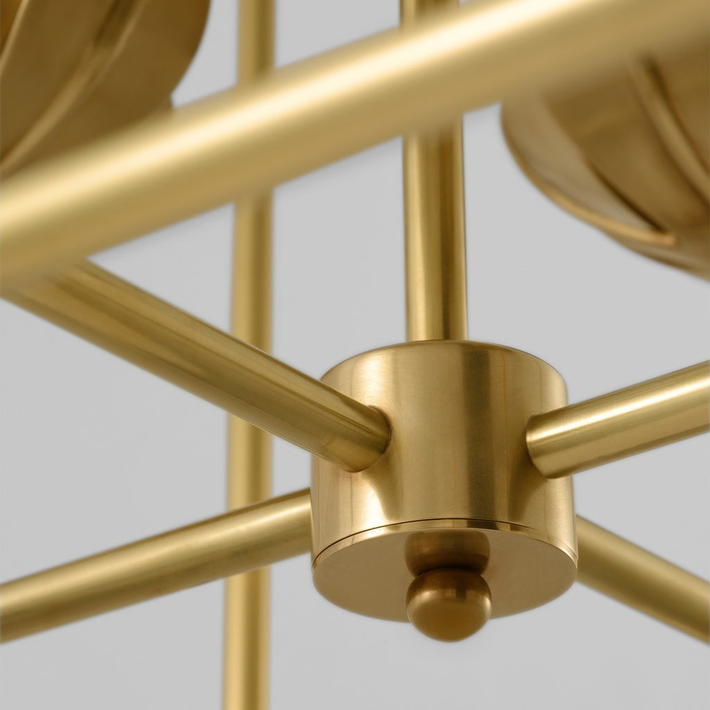 JN5302AB Julie Neill Alberto 4 Light Lantern Chandelier | Alternate Image