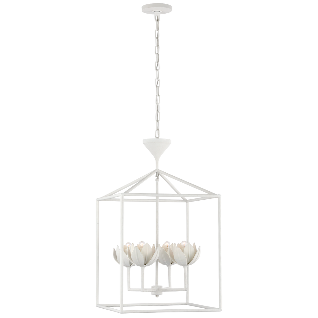 JN5302PW Julie Neill Alberto 4 Light Lantern Chandelier | Main Image