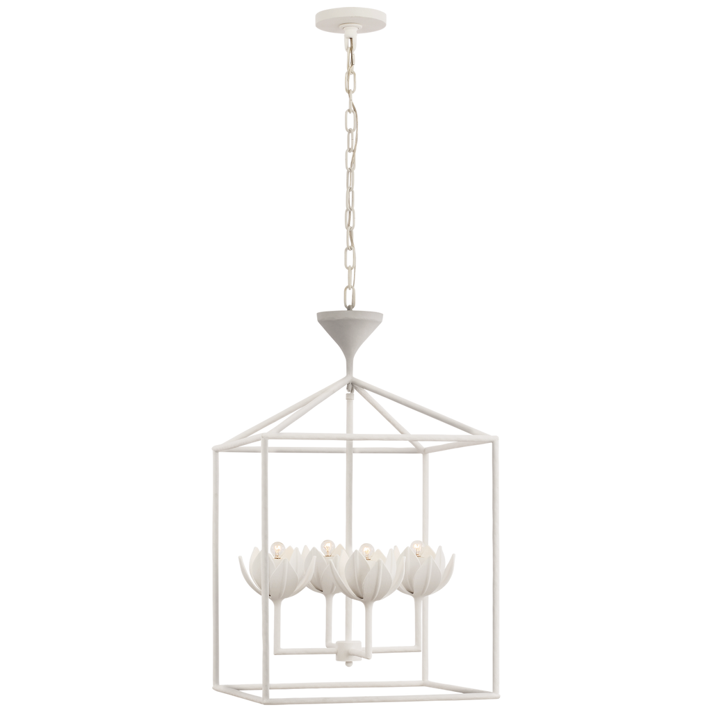 JN5302PW Julie Neill Alberto 4 Light Lantern Chandelier | Alternate Image