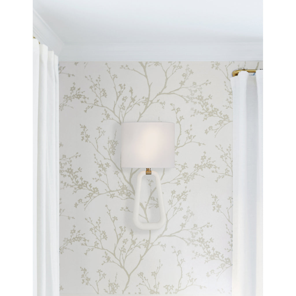Crystorama Jori 10'' Sconce in Aged Brass - Lifestyle View