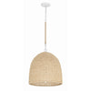 Crystorama Jasper 16'' Pendant in Matte White - Additional View