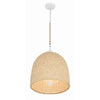 Crystorama Jasper 16'' Pendant in Matte White - Additional View