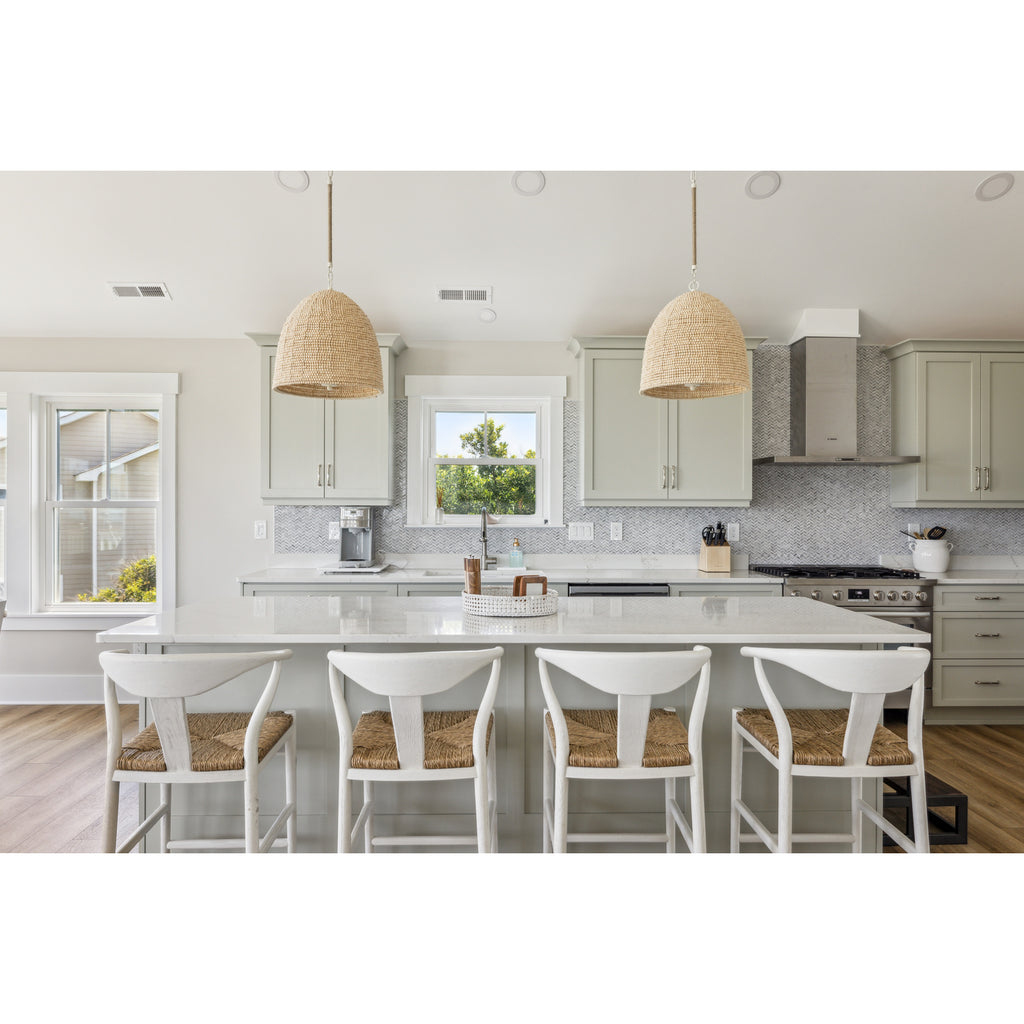 Crystorama Jasper 16'' Pendant in Matte White - Lifestyle View