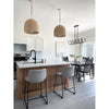 Crystorama Jasper 16'' Pendant in Matte White - Lifestyle View