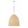Crystorama Jasper 20'' Pendant in Matte White - Additional View