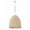 Crystorama Jasper 20'' Pendant in Matte White - Additional View
