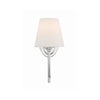 Crystorama Juno 6'' Sconce in Polished Nickel - Additional View