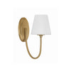 Crystorama Juno 6'' Sconce in Vibrant Gold - Additional View