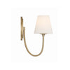 Crystorama Juno 6'' Sconce in Vibrant Gold - Additional View