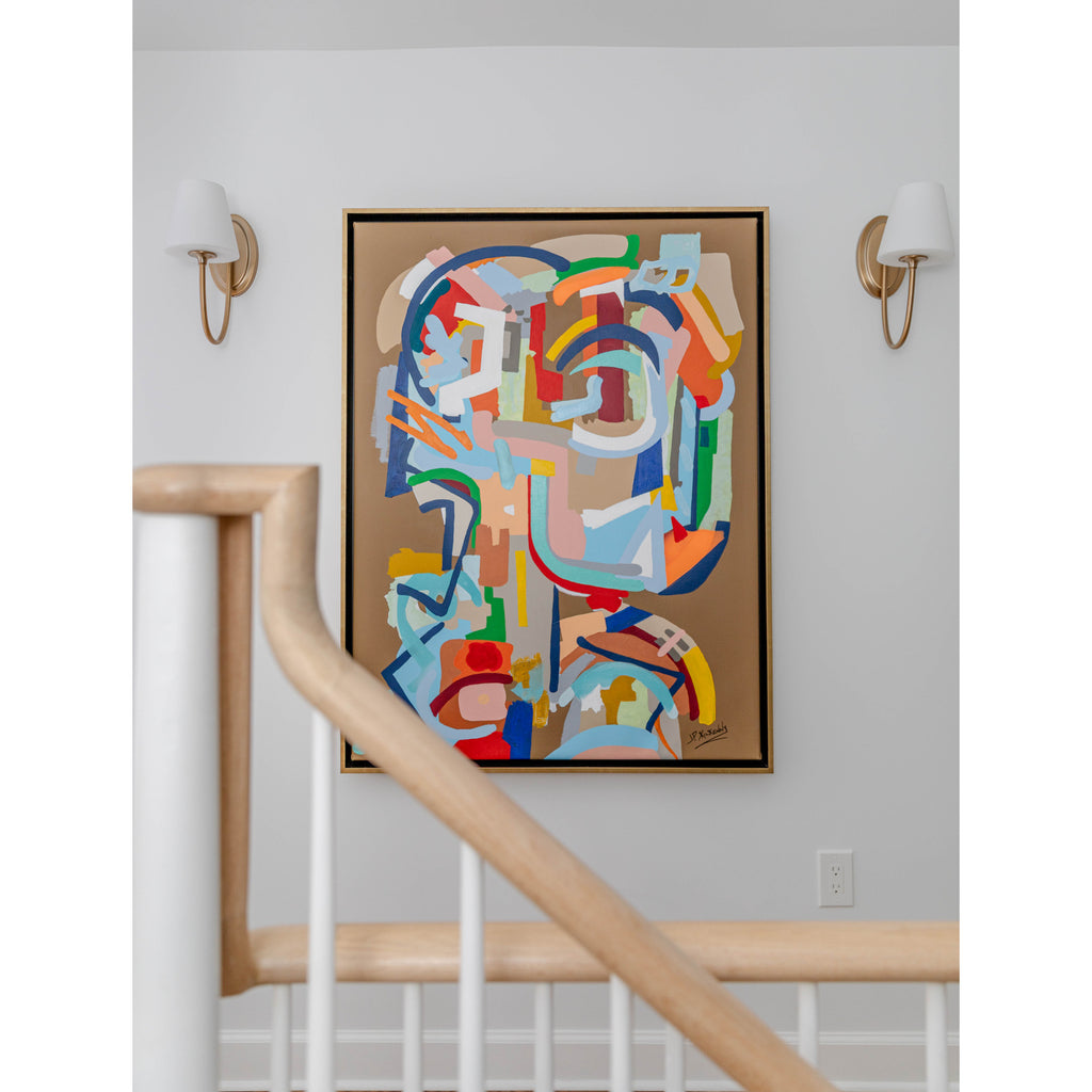Crystorama Juno 6'' Sconce in Vibrant Gold - Lifestyle View