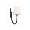 Crystorama Juno 15'' Sconce in Black Forged - Additional View